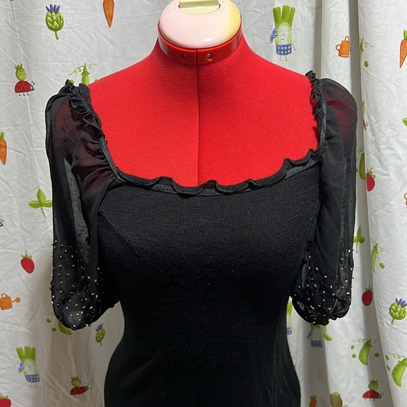 Sisley black with crystal been dress 👗 - Picture 4 of 8